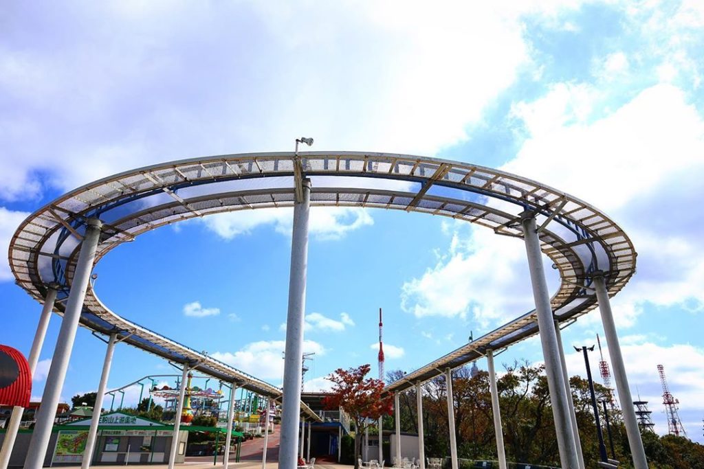 生駒山上遊園地 モノレール